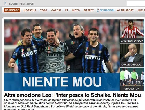 格拉齐亚尼：国米的点球很明显，孔蒂那种反应只会让自己出丑